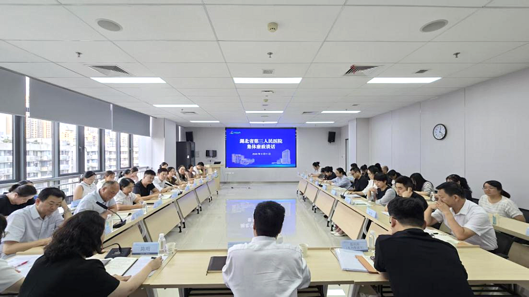严管厚爱 行稳致远——湖北省第三人民医院召开外派人员与新提拔干部集体廉政谈话会